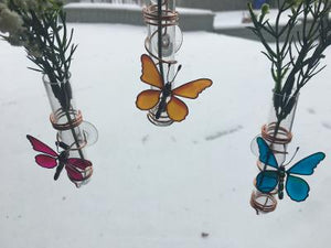 "FLOOZIES" FLORAL TUBES WITH BABY  BUTTERFLY BUGZ