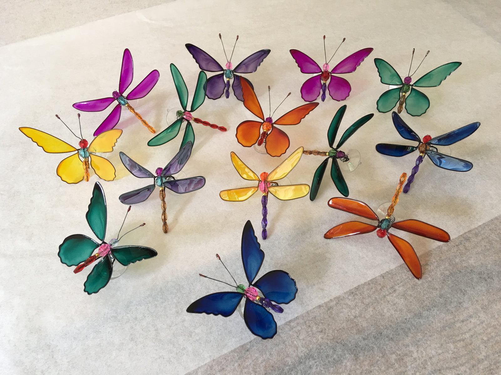 MARDI GRAS BUTTERFLY & DRAGONFLY WOBBLERS