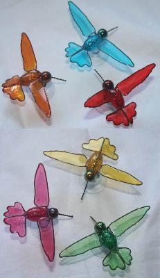 MARDI GRAS HUMMINGBIRD WOBBLERS