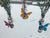 "FLOOZIES" FLORAL TUBES WITH BABY DRAGONFLY  BUGZ